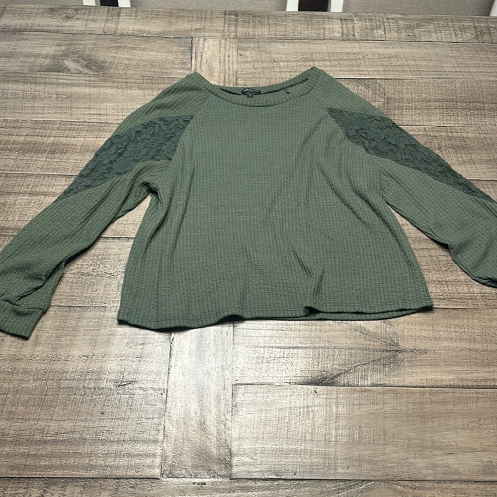 Olive green shirt